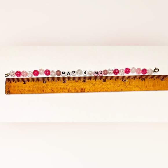 3 Pack Sorority Phi Mu Beaded Friendship Bracelets - Picture 7 of 8